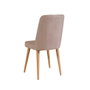 Hanah Home 0900 - 4 Conjunto Mesa y Sillas Extensible Pino Atlántico y Piedra Terciopelo